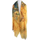 Schilderij-sjaal met afbeelding ''Bloeiend Perenboompje'' van Gogh