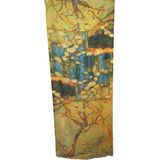 Schilderij-sjaal met afbeelding ''Bloeiend Perenboompje'' van Gogh