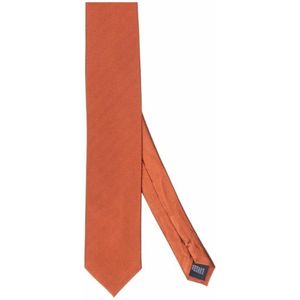 Roest-oranje Profuomo zijden stropdas