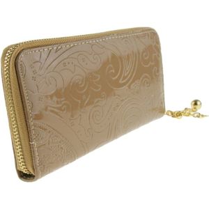 BoFF zip arround portemonnee in het beige met paisley relief print