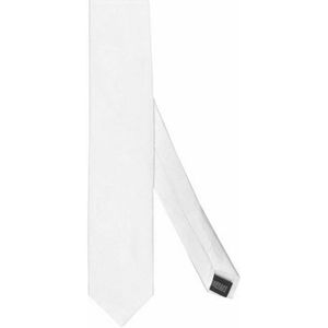 Witte zijden stropdas