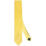 Gele zijden stropdas