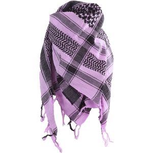 PLO sjaal / Arafat sjaal in lila en zwart