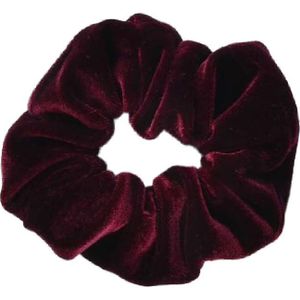 Velvet Scrunchie - Bordeaux rood