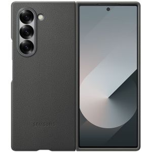 Leren backcover voor Galaxy Z Fold6 - Grey