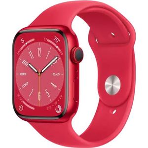 Watch Series 8 LTE - 45mm (PRODUCT)RED Aluminium/(PRODUCT)RED Sport Band