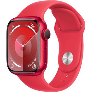 Watch Series 9 LTE - 41mm (PRODUCT)RED Aluminium/(PRODUCT)RED Sport Band (S/M)