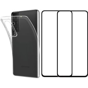 Backcover voor Galaxy S21 FE + 2 screenprotectors