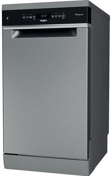 Whirlpool WSFO 3O34 PF X Rvs vrijstaande vaatwasser 45cm