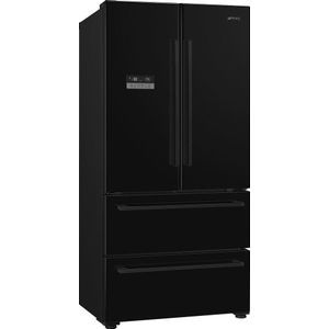 SMEG FQ55FNDE - Amerikaanse Koelkast - No Frost - Zwart