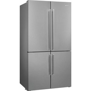 Smeg - Fq60xe - Amerikaanse Koelkast - Zilver - Energieklasse E