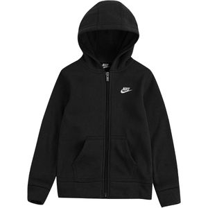 Sweatshirt met capuchon Nike Club Fleece Kapuzenjacke Kids Black 86f321-023