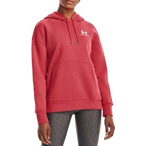 Sweatshirt met capuchon Under Armour Essential Fleece Hoodie-RED 1373033-638