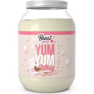 Eiwitpoeders Protein Yum Whey 1000 g - BeastPink White chocolade coco 28936-2