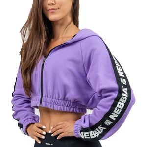 Sweatshirt met capuchon Nebbia Cropped Zip-Up Hoodie ICONIC 2541410