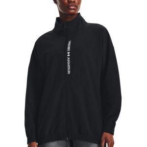 Jack Under Armour Woven FZ Oversized Jacket-BLK 1369890-002