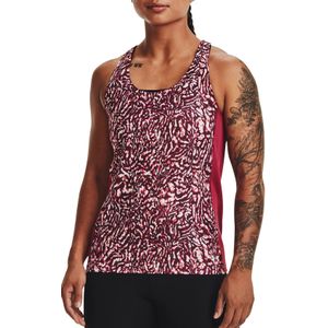 Tanktop Under Armour UA Fly By Printed Tank-PNK 1367605-664