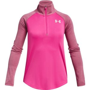 Sweatshirt met capuchon Under Armour Tech Graphic 1/2 Zip-PNK 1379532-652 YLG