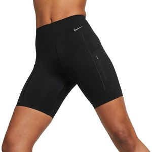 Korte broeken Nike Dri-FIT Go Woen s Fir-Support id-Rise 8" Shorts with Pockets dq5925-010 aat