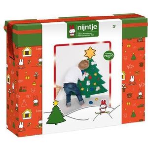 Nijntje Kerstboom Vil - In Bewaarkoffer Afmeting 75x100 cm 20-deli - Home Deco Kerst