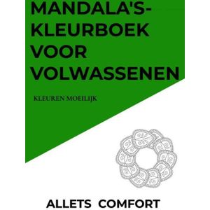 Mandala's-kleurboek voor volwassenen-Kleuren moeilijk-A5 Mini- Allets Comfort