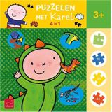 Puzzelen met Karel. 4-in-1-puzzel (Hallo Dino)