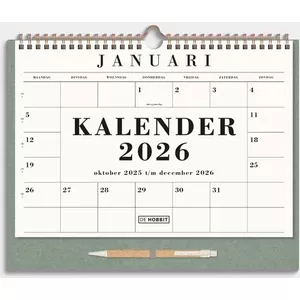 Finocam Spiraalkalender 2026, 1 Dag Per Pagina, Januari December  12 Maanden Jaarplanner Met Elastiek Deksel Van Polypropyleen Ondoorzichtig Bordeaux Baskisch 2929667227