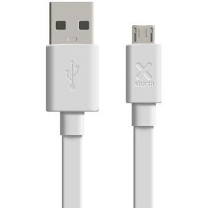 Xtorm Flat USB to Micro USB cable (3m) White
