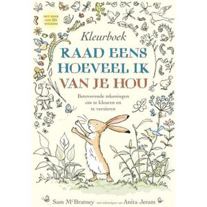 Kleurboek raad eens hoeveel ik van je hou