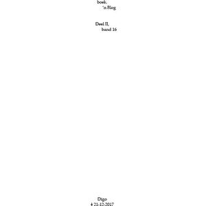 boek.-’n Blog, deel II, band 16