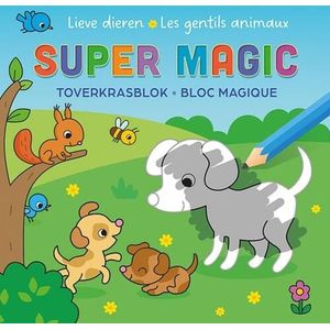 Lieve dieren Toverkrasblok / Les gentils animaux Super Magic Bloc Magique