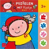 Puzzelen met Kaatje - 4-in-1-puzzel (Dag Roodkapje) - 12, 16, 20 of 24 stukjes