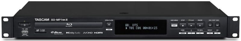Tascam BD-MP1MKII - Blu-ray en Mediaspeler