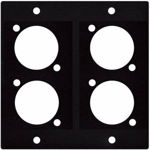 DAP D-size paneel 2 segmenten 4x D-Size