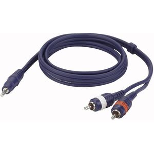 DAP Audio Mini Jack naar RCA Overgangskabel 3m - Mini Jack Stereo naar 2x RCA (Tulp) - 3m