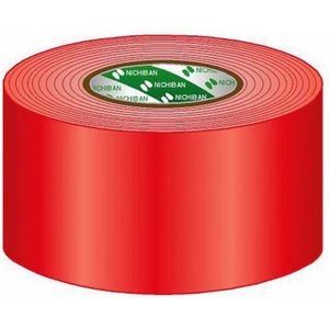 Nichiban Gaffa tape rol 100mm 50m rood