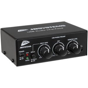 JB Systems USB Audio Interface & Phono voorversterker