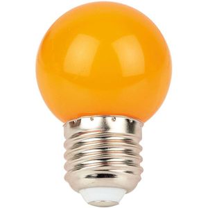 Showgear G45 E27 kunststof led-lamp voor prikkabel 1W oranje