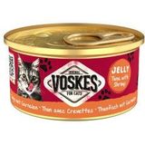 Voskes Jelly tonijn met garnalen natvoer kat (85 g)