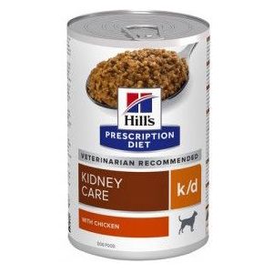 Hill's Prescription Diet K/D Kidney Care hondenvoer met kip blik