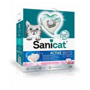 Sanicat Active White Lotus Flower kattenbakvulling