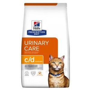 2 x 8 kg Hill's Prescription Diet C/D Multicare Urinary Care kattenvoer met kip
