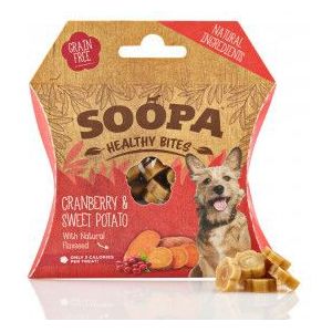 Soopa Bites Cranberry & Zoete Aardappel hondensnack