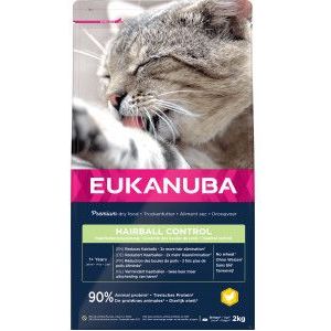 Eukanuba Adult Hairball Control kip kattenvoer