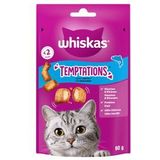 Whiskas Temptations met zalmsmaak kattensnacks