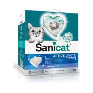 Sanicat Active White kattenbakvulling