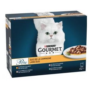 Purina Gourmet Perle Land Duo natvoer kat (12x85 g)