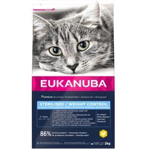 Eukanuba Adult Sterilised/Weight Control kip kattenvoer