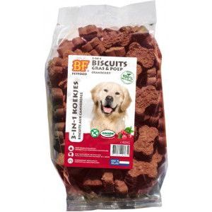 BF Petfood 3 in 1 Biscuits hondenkoekjes (cranberry)