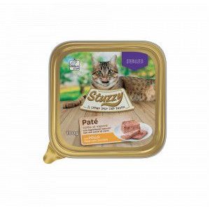 Stuzzy Cat Sterilised paté met kip kattenvoer 100 gr.